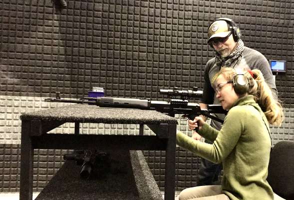 Shooting, sniper rifle